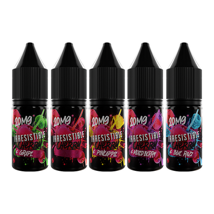 20mg Irresistible 10ml Nic Salt (50VG/50PG) - Flavour: Cherry & Pineapple