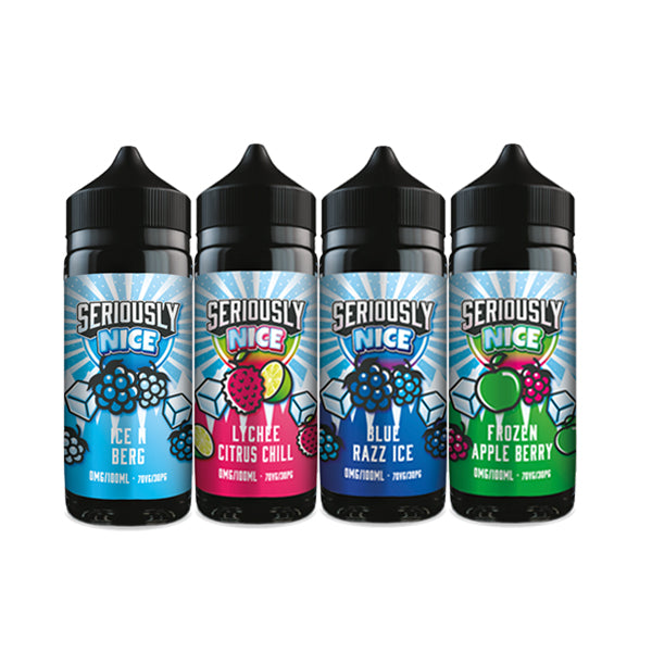 Doozy Vape Co Seriously Nice 100ml Shortfill 0mg (70VG/30PG) - Flavour: Arctic Berries