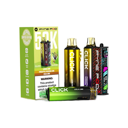 20mg Pyne Pod Click 50K Prefilled Pod Vape Kit - Flavour: Drinks Edition
