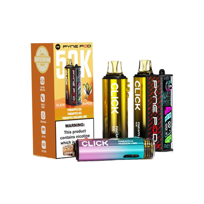 20mg Pyne Pod Click 50K Prefilled Pod Vape Kit - Flavour: Lemonade Edition