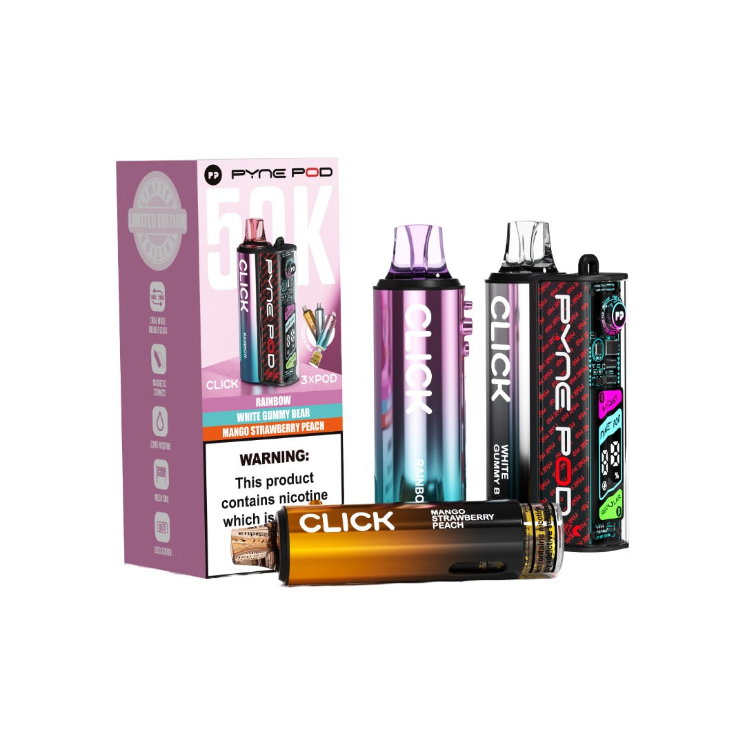 20mg Pyne Pod Click 50K Prefilled Pod Vape Kit - Flavour: Drinks Edition