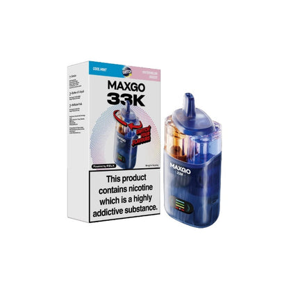 18mg Relx Maxgo 33K Prefilled Pod Vape Kit 25W - Flavour: Fizzy Pineapple/Blueberry Sour Raspberry