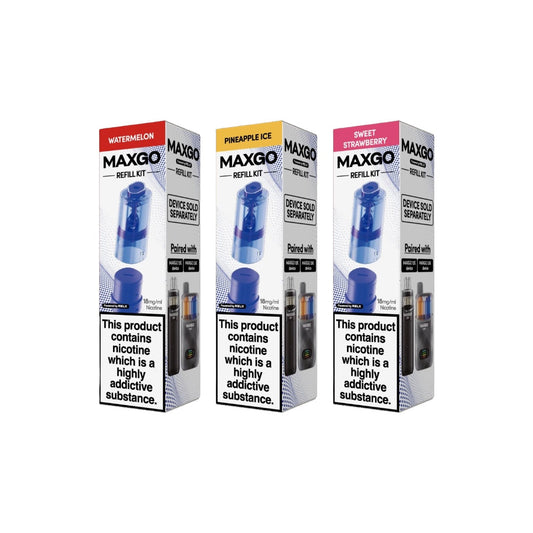 18mg Relx Maxgo Refill Pod - Flavour: Pineapple Ice