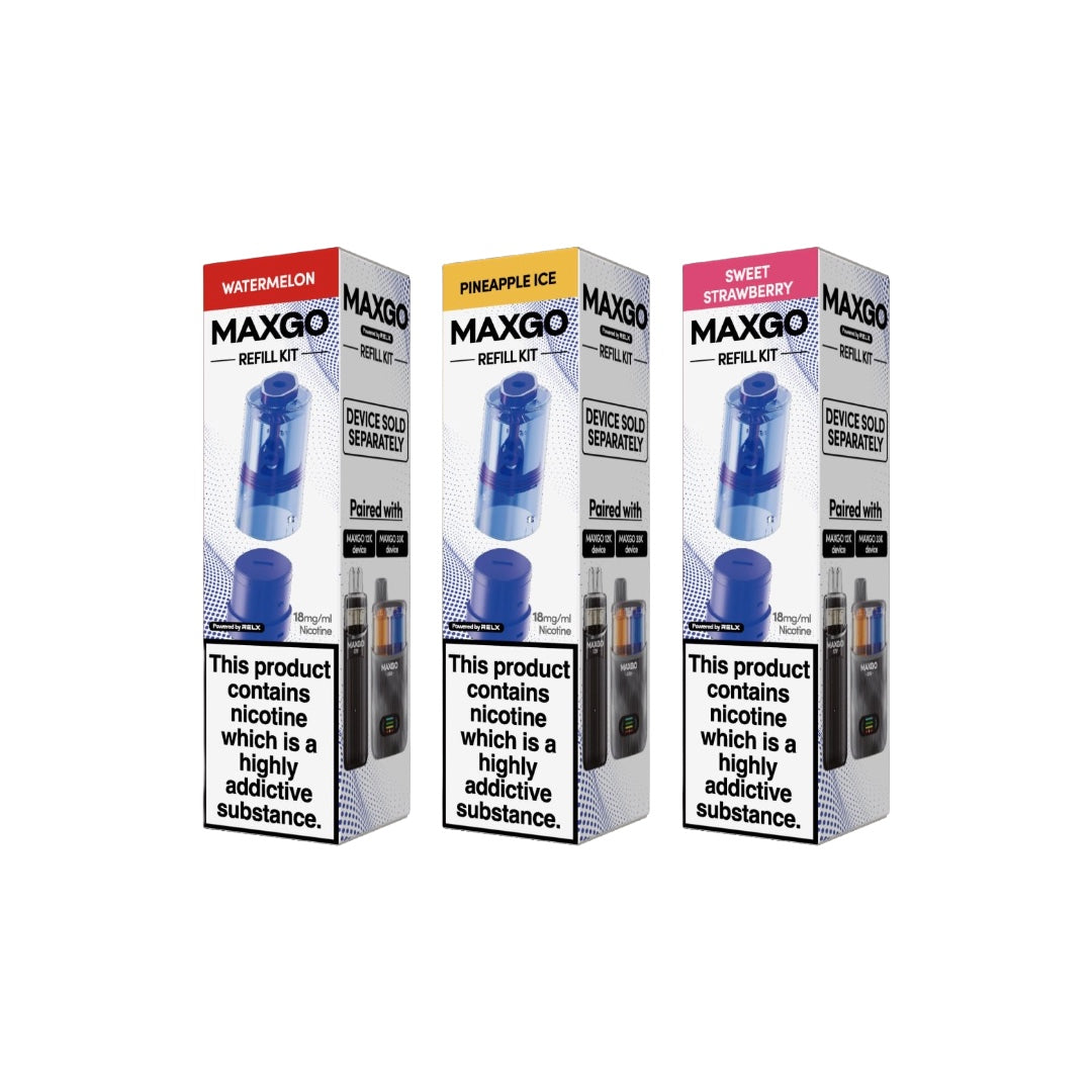 18mg Relx Maxgo Refill Pod - Flavour: Sweet Strawberry