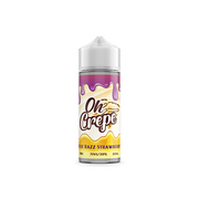 0mg Oh Crepe 100ml Shortfill (70VG/30PG) - Flavour: Lemon & Raspberry