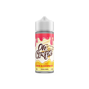 0mg Oh Crepe 100ml Shortfill (70VG/30PG) - Flavour: Peanut Buttercup