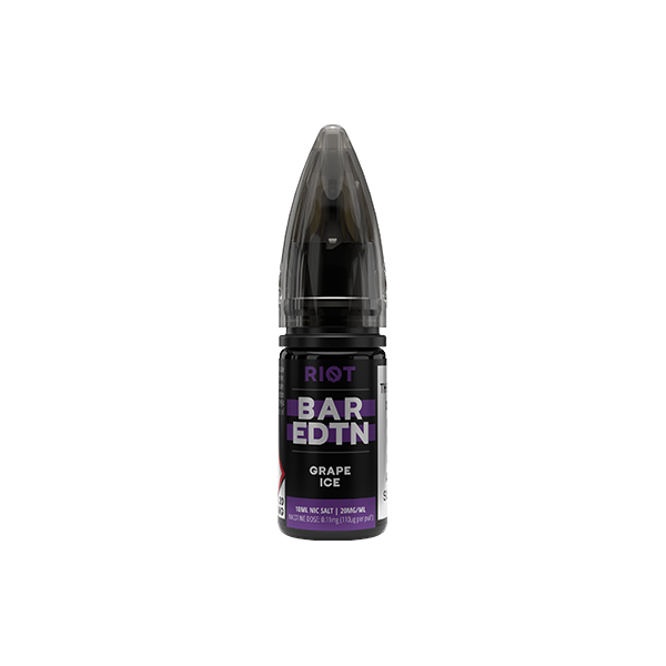 5mg Riot Squad BAR EDTN 10ml Nic Salts (50VG/50PG) - Flavour: Blueberry Sour Raspberry