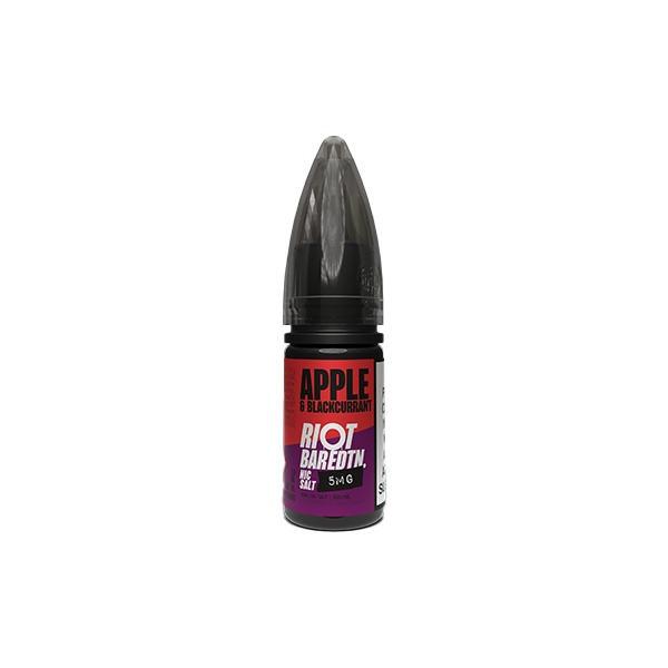 5mg Riot Squad BAR EDTN 10ml Nic Salts (50VG/50PG) - Flavour: Blue Raspberry