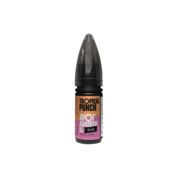 5mg Riot Squad BAR EDTN 10ml Nic Salts (50VG/50PG) - Flavour: Cherry Fizz