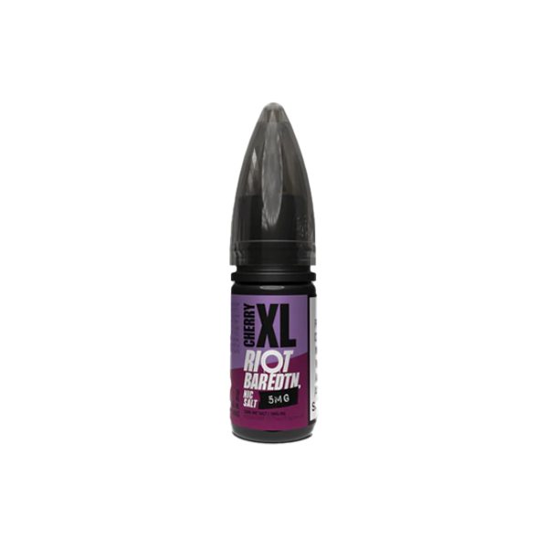 5mg Riot Squad BAR EDTN 10ml Nic Salts (50VG/50PG) - Flavour: Berry & Cherry