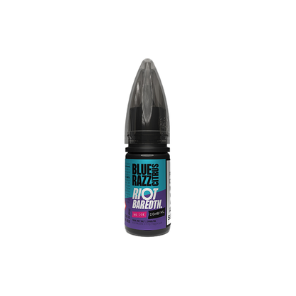 20mg Riot Squad BAR EDTN 10ml Nic Salts (50VG/50PG) - Flavour: Blue Cherry Burst