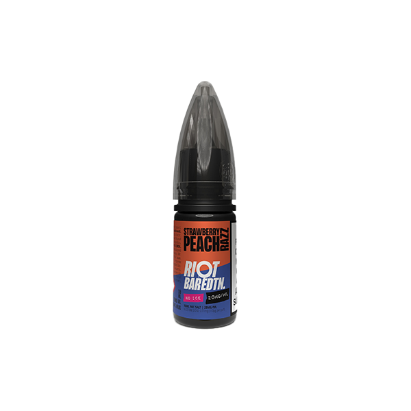 20mg Riot Squad BAR EDTN 10ml Nic Salts (50VG/50PG) - Flavour: Blue Peach