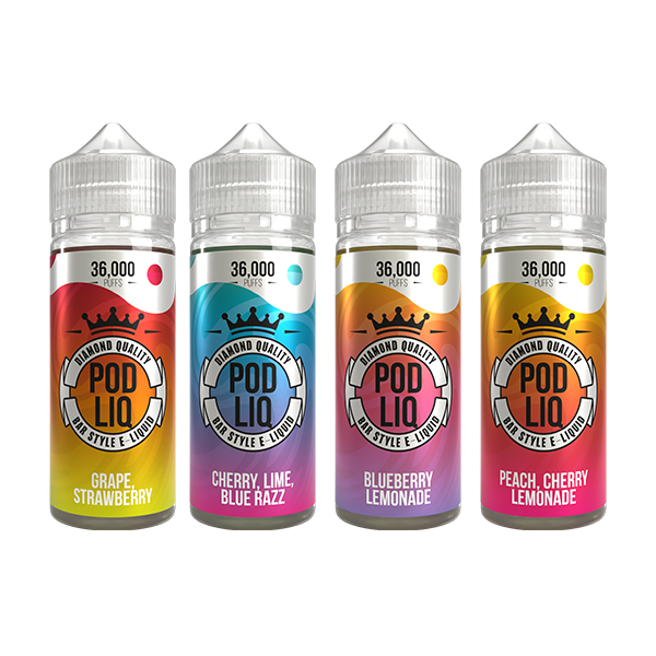 0mg Riot Squad Pod Liq Shortfill 100ml (50VG/50PG) - Flavour: Cherry Lime Blue Raspberry