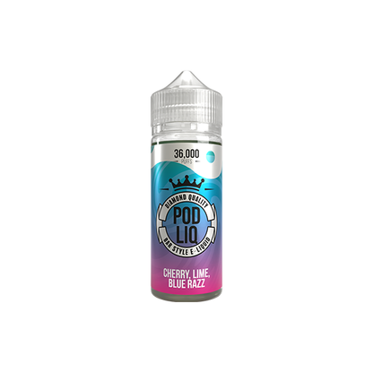 0mg Riot Squad Pod Liq Shortfill 100ml (50VG/50PG) - Flavour: Peach Cherry Lemonade