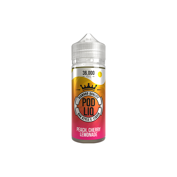 0mg Riot Squad Pod Liq Shortfill 100ml (50VG/50PG) - Flavour: Peach Cherry Lemonade