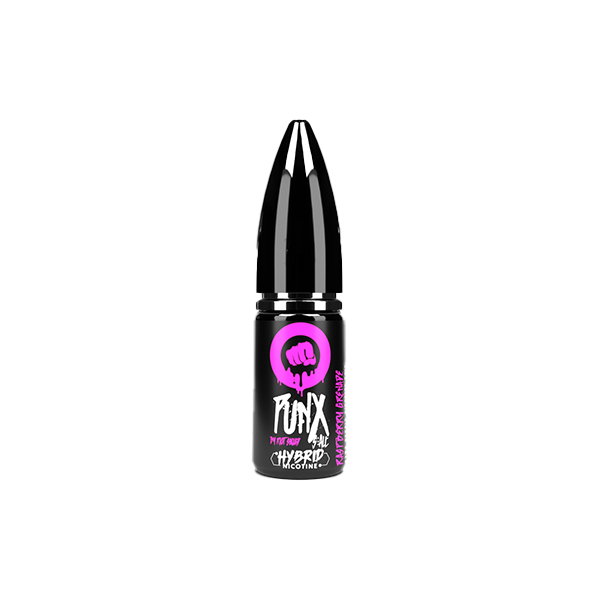 10mg Riot Squad Punx 10ml Nic Salt (50VG/50PG) - Flavour: Strawberry & Pink Apple