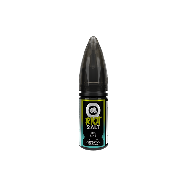 5mg Riot Squad Original Nic Salts 10ml (50VG/50PG) - Flavour: Lemon Mint