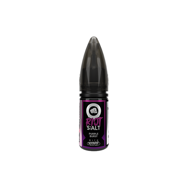 10mg Riot Squad Original Nic Salts 10ml (50VG/50PG) - Flavour: Blue Burst