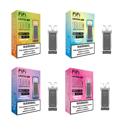 FLFI Crystal Replacement Pods 1800 Puffs 2ml - Flavour: Apple Peach