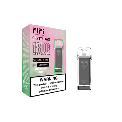 FLFI Crystal Replacement Pods 1800 Puffs 2ml - Flavour: Apple Peach
