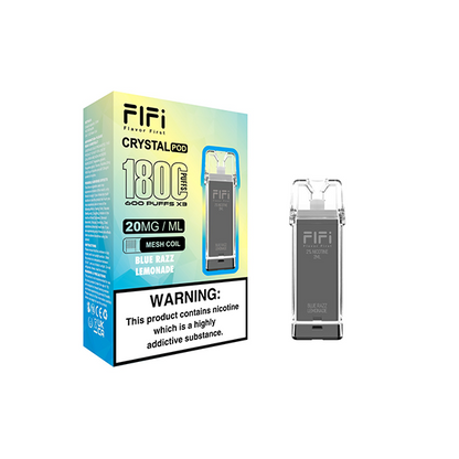 FLFI Crystal Replacement Pods 1800 Puffs 2ml - Flavour: Strawberry Cheesecake