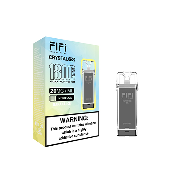 FLFI Crystal Replacement Pods 1800 Puffs 2ml - Flavour: Mint