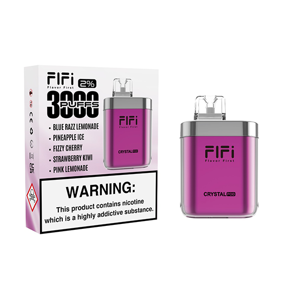 FLFI Crystal 5 in 1 Pod Kit 3000 Puffs - Edition: Green
