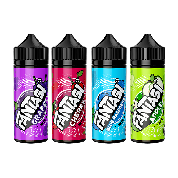 Fantasi 100ml Shortfill E-Liquid 0mg (70VG/30PG) - Flavour: Blue Raspberry