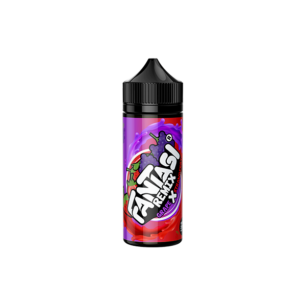0mg Fantasi Remix 100ml Shortfill E-Liquid (70VG/30PG) - Flavour: Blackcurrant X Grape Apple