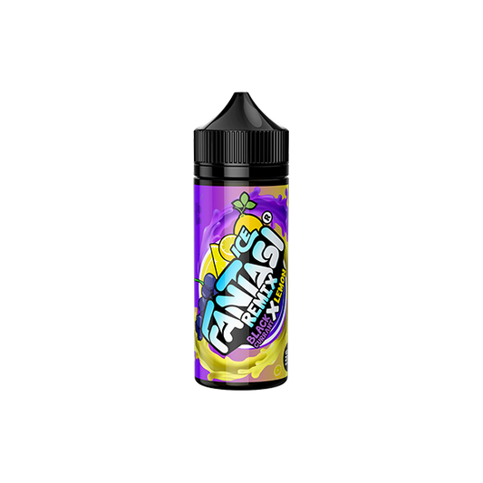 0mg Fantasi Ice Remix 100ml Shortfill E-Liquid (70VG/30PG) - Flavour: Blackcurrant X Lemon