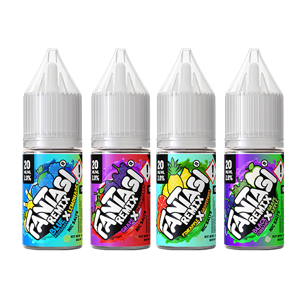 20mg Fantasi Nic Salt Remix Series 10ml (50VG/50PG) - Flavour: Blueberry x Honeydrew Ice