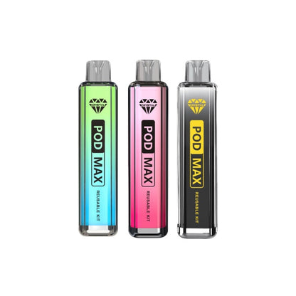 Crystal Pod Max Refillable Pod Vape Kit - Color: Contemporary Pink