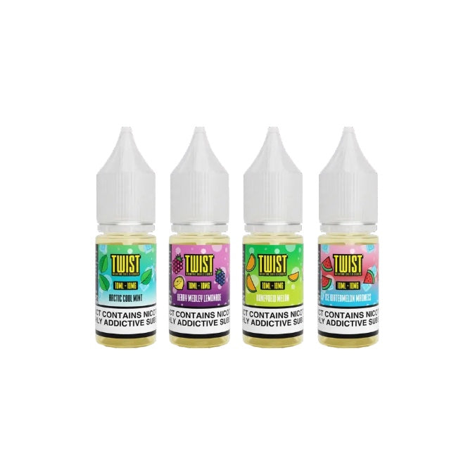 10mg Twist Nic Salt 10ml (50VG/50PG) - Flavour: Honeydew Melon