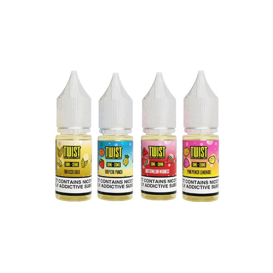 20mg Twist Nic Salt 10ml (50VG/50PG) - Flavour: Tobacco Gold