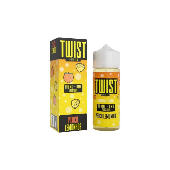 0mg Twist E-liquids 100ml Shortfill (70VP/30PG) - Flavour: Ice Pink Punch Lemonade