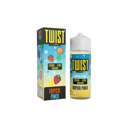 0mg Twist E-liquids 100ml Shortfill (70VP/30PG) - Flavour: Tobacco Gold