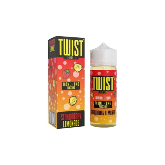0mg Twist E-liquids 100ml Shortfill (70VP/30PG) - Flavour: Tobacco Gold