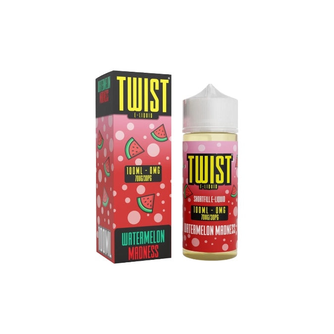 0mg Twist E-liquids 100ml Shortfill (70VP/30PG) - Flavour: Strawberry Honey Biscuit