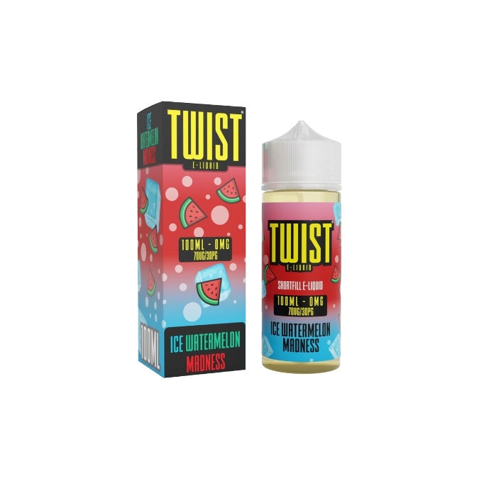 0mg Twist E-liquids 100ml Shortfill (70VP/30PG) - Flavour: Banana Oatmeal Cookie