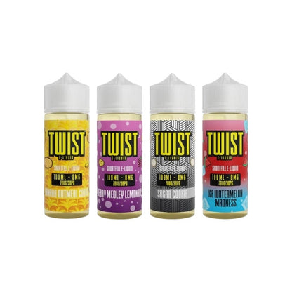 0mg Twist E-liquids 100ml Shortfill (70VP/30PG) - Flavour: Ice Pink Punch Lemonade