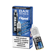 20mg Bar Series x Fitpod RBAR QI Refillable Disposable Vape & 10ml Nic Salt - 6000 Puffs (Buy 1 Get 1 Free) - Flavour: Watermelon Ice