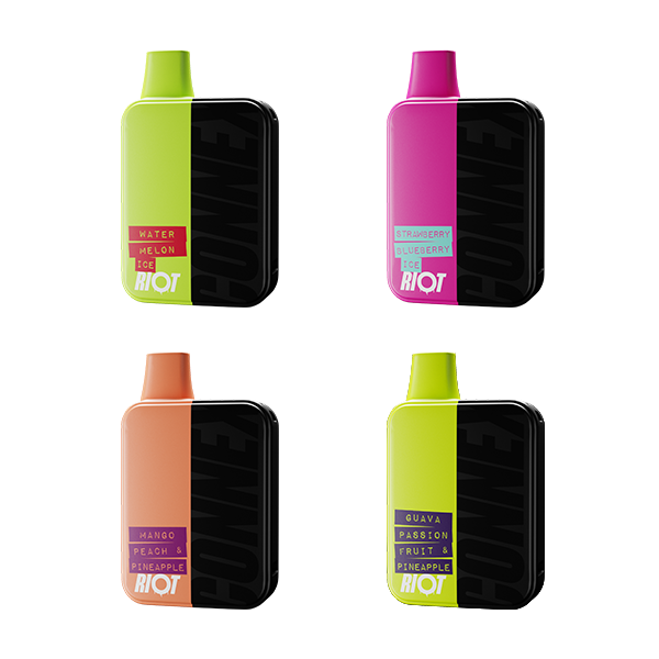 20mg Riot Connex Vape Device 1200 puffs - Flavour: Sicilian Lemon & Lime Fizz