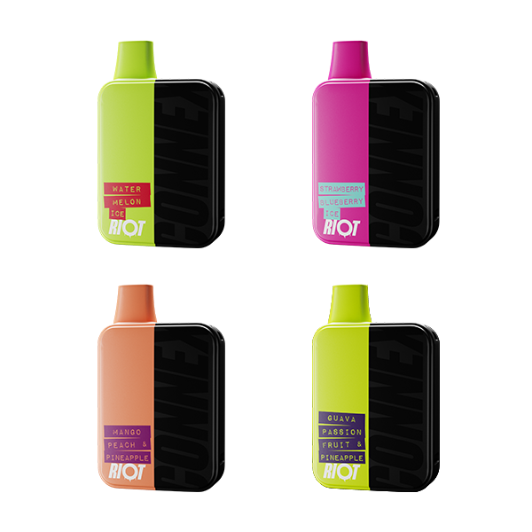 20mg Riot Connex Disposable Pod Vape Kit 1200 puffs - Flavour: Strawberry Blueberry Ice
