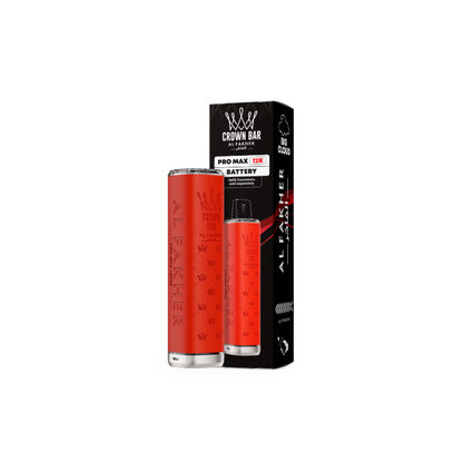Al Fakher Pro Max 12K Pod Battery (Device Only) - Color: Red