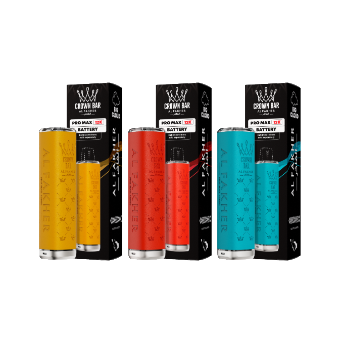 Al Fakher Pro Max 12K Pod Battery (Device Only) - Color: Yellow