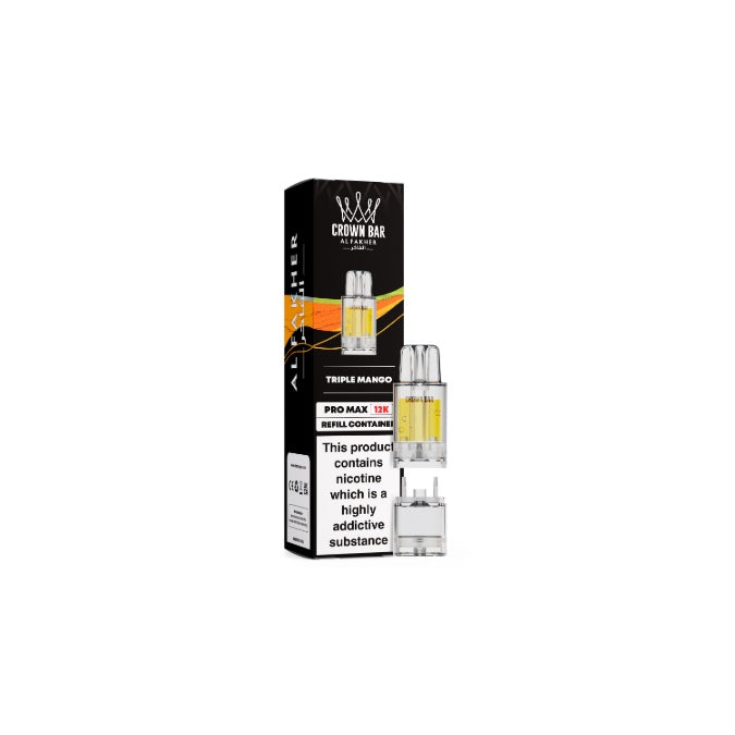 20mg Al Fakher Pro Max 12000 Refill Pod - Flavour: Triple Mango