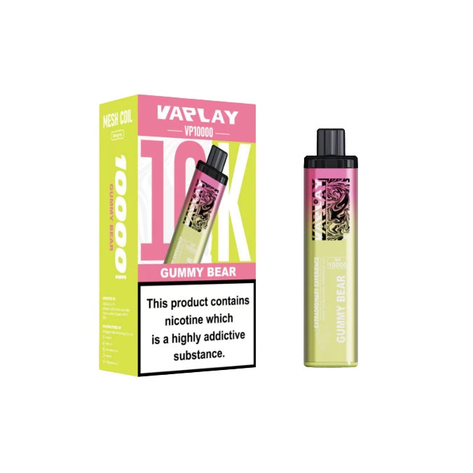 20mg Vaplay Royal 10k Prefilled Pod Vape Kit 10000 puffs - Flavour: Gummy Bear