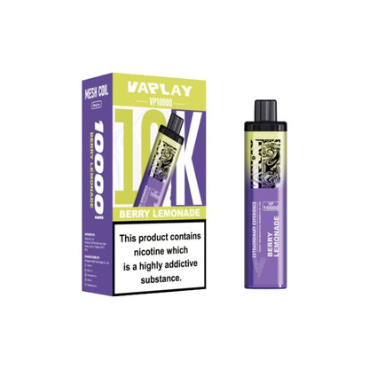 20mg Vaplay Royal 10k Prefilled Pod Vape Kit 10000 puffs - Flavour: Mr Blue