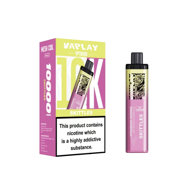 20mg Vaplay Royal 10k Prefilled Pod Vape Kit 10000 puffs - Flavour: Peach Mango