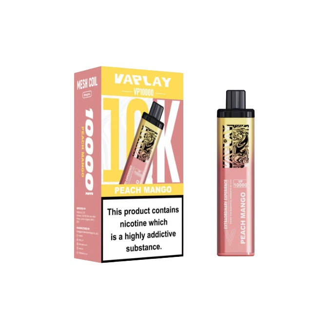 20mg Vaplay Royal 10k Prefilled Pod Vape Kit 10000 puffs - Flavour: Skittles